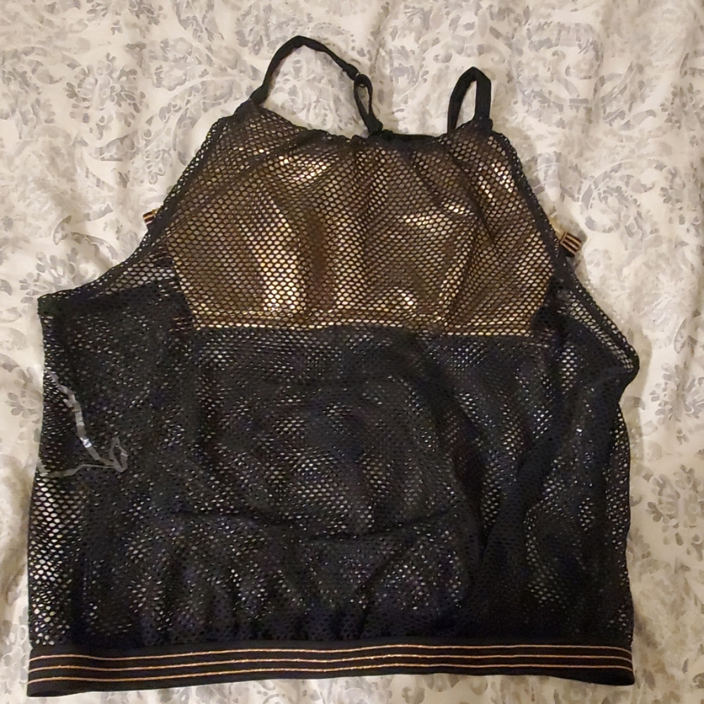 Mesh bikini top